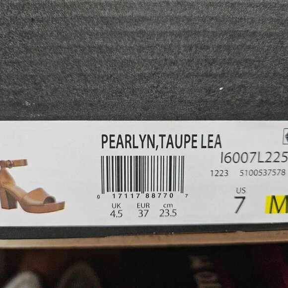 Women's Naturalizer Pearlyn Heel - Taupe Lea - Size 7 - Picture 6 of 6